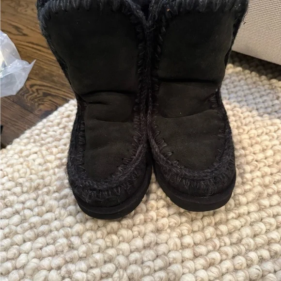 Mou black Dark warm Winter Boots - Picture 3 of 4